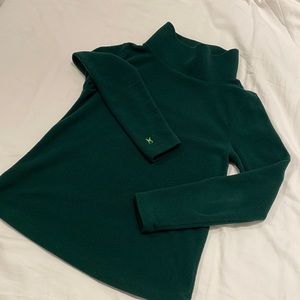 Dudley Stephens Greenpoint Turtleneck in Emerald Green, size M